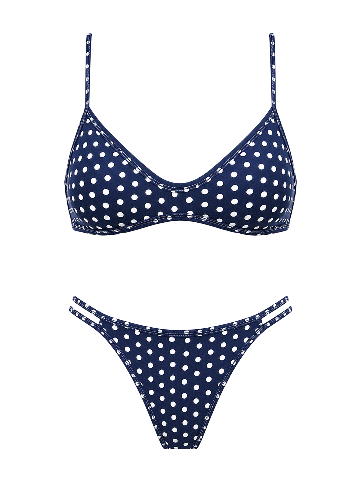 Mocha Dot Bikini