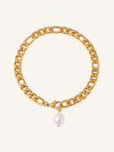 Noor-Pearl Link Anklet