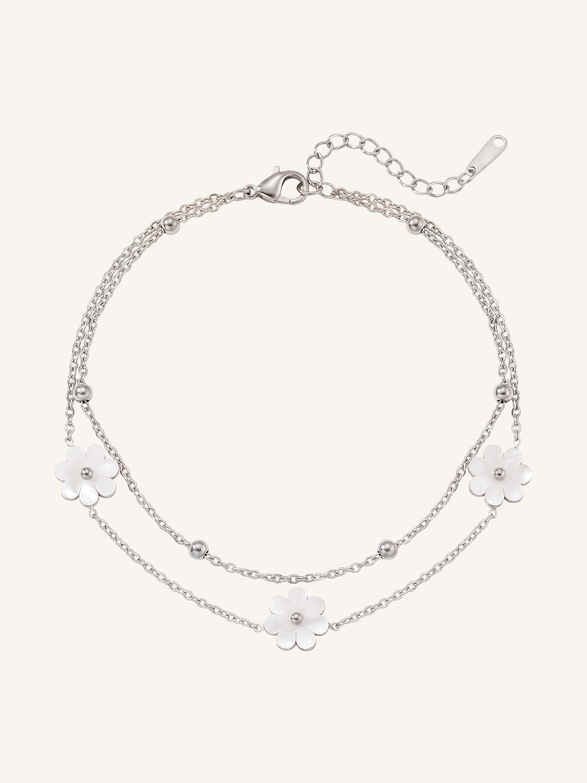 Leya-Flower Anklet