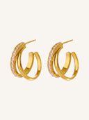 Virelle-Twist Hoops