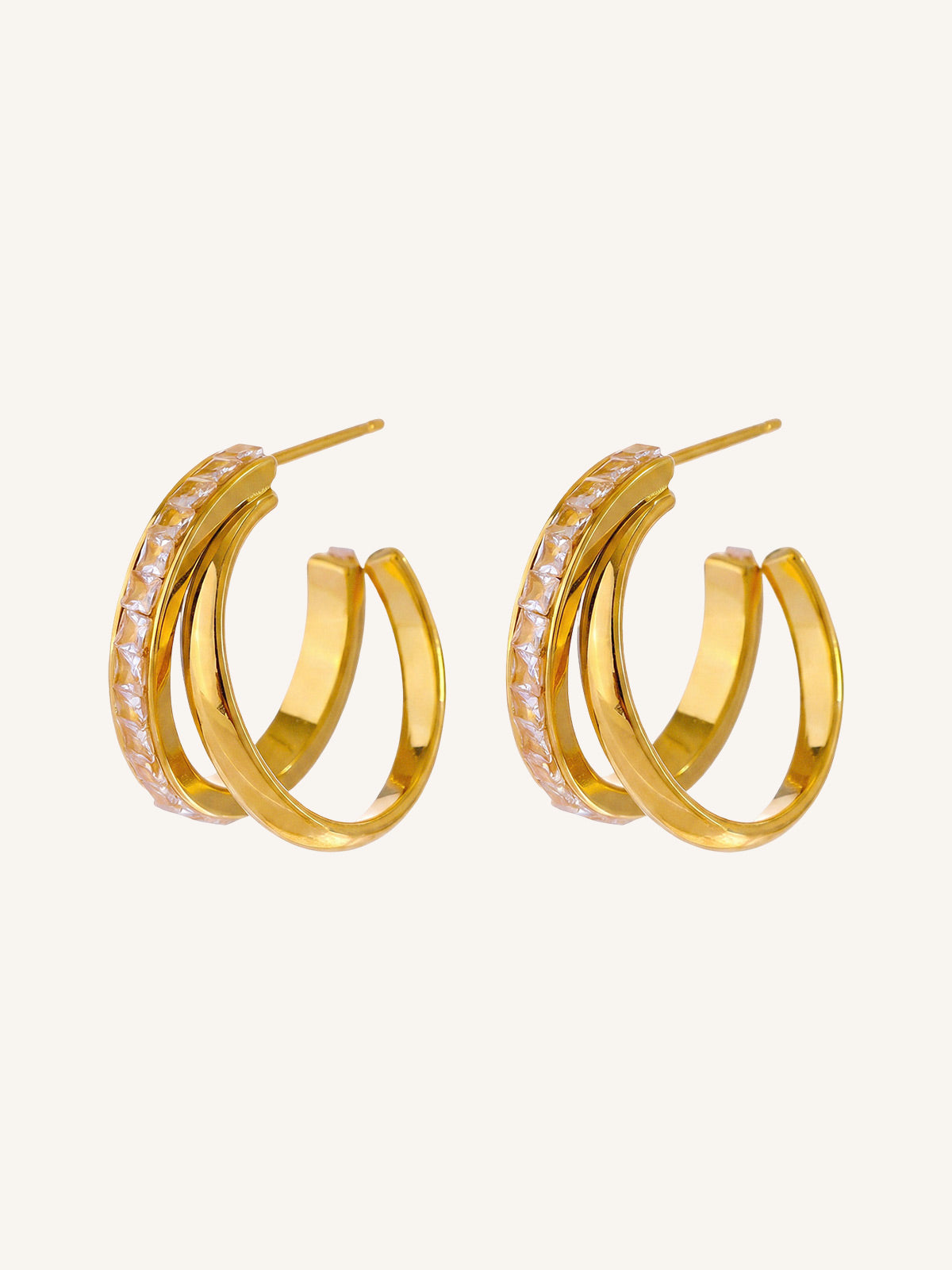 Virelle-Twist Hoops
