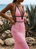 MIRA-CROCHET MAXI DRESS ♥