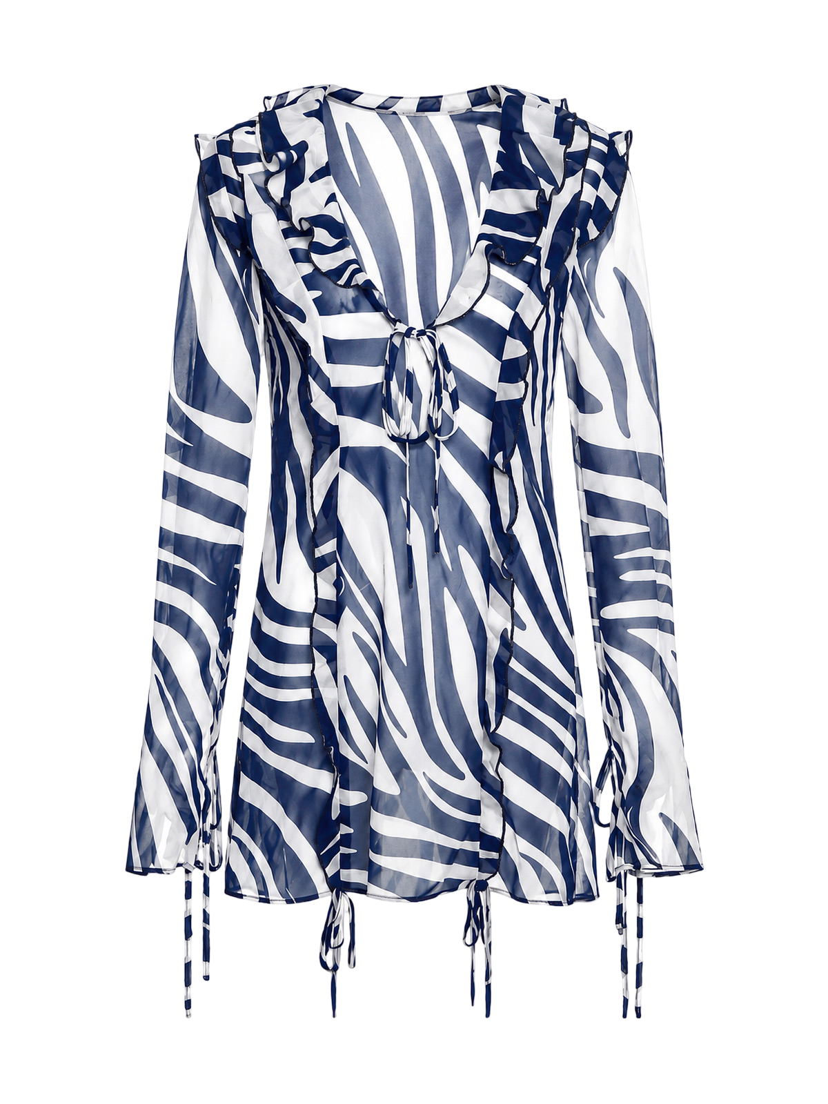 Coastal Ruffle Dress