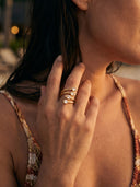 INES-SPARK WRAP RING