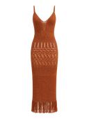 Zara-Knit Fringe Dress ♥