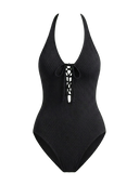 Nora-Sculpt Halter Suit ♥
