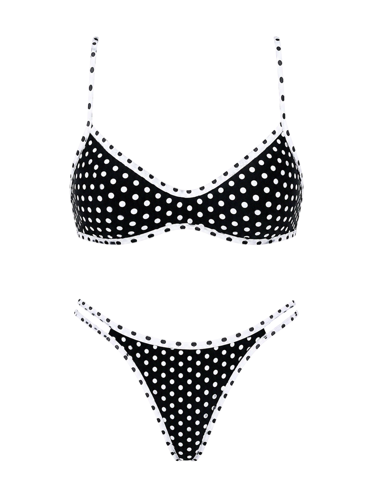Mocha Dot Bikini