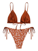 Isla-Floral Tie Bikini
