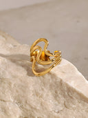 Nora-Wave Gold Ring