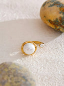 Lina-Pearl Glow Ring