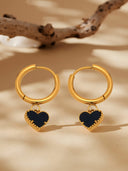 Tina-Duo Heart Earrings