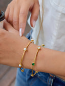 Lumi-Luxe Bead Bangle