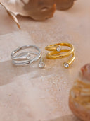 Nia-Twin Sparkle Ring