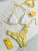 Zoe-Frill Bikini Set