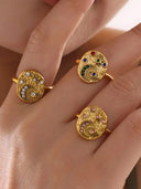 Lina-Eye Moon Ring