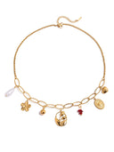 Lyra-Charm Chain Necklace