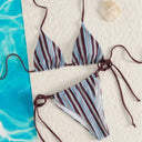 Kira-Stripe Tie Bikini ♥