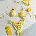 Zoe-Frill Bikini Set