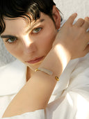 Naya-Pearl Cuff Bangle