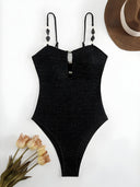 Tara-Luxe Black Onepiece