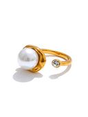 Lina-Pearl Glow Ring
