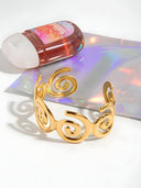 Isla-Bold Twist Bracelet