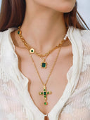 Eva-Emerald Cross