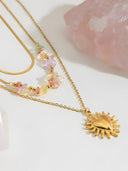 Naya-Trio Gem Necklace