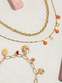 Lyra-Charm Chain Necklace