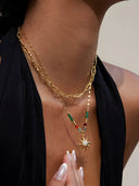 Alina-Sun Charm Necklace