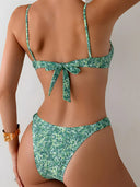 Daisy-Floral Bikini Set