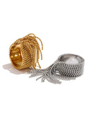 Lina-Tassel Bow Ring