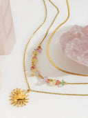 Naya-Trio Gem Necklace