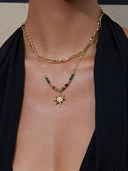 Alina-Sun Charm Necklace