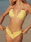 Zoe-Frill Bikini Set