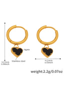 Tina-Duo Heart Earrings