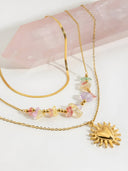 Naya-Trio Gem Necklace