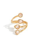 Faye-Tear Gem Ring