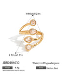 Faye-Tear Gem Ring