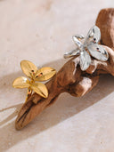 Nina-Twist Leaf Ring