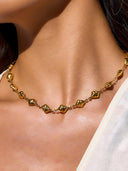 Siena-Wave Bead Choker