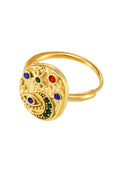 Lina-Eye Moon Ring