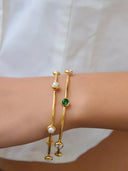 Lumi-Luxe Bead Bangle