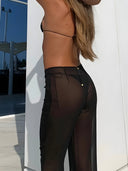 Mylene-Tie Front Pants Set