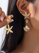 Daria-Ocean Dangle Gold