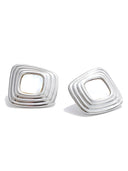 Zaya-Geo Shell Earrings