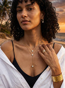 AYLIN-SPARK DROP NECKLACE