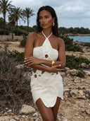 Lora-Floral Crochet Dress ♥