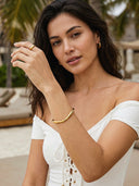 ARIA-MINIMAL WAVE CUFF ♥