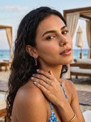 Aurelia-Drop Hoops